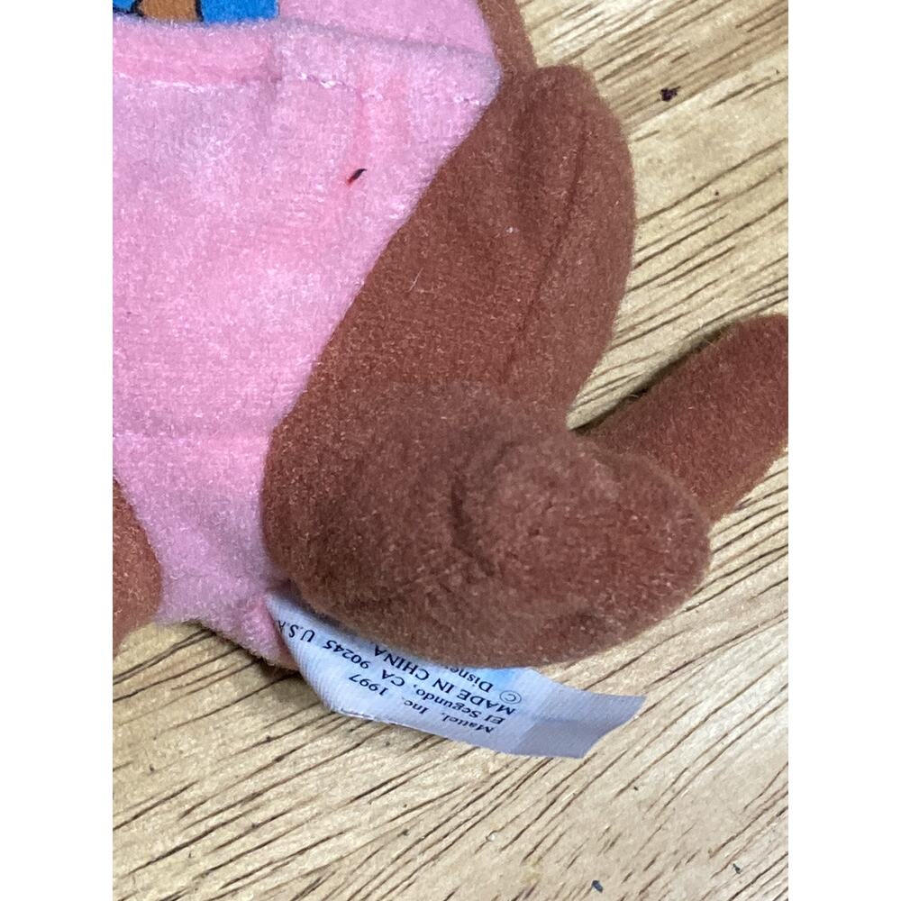 Mattel Winnie the Pooh Plush Lot Kanga and Roo (Vintage 1997), Eeyore, Piglet - Picture 4 of 11